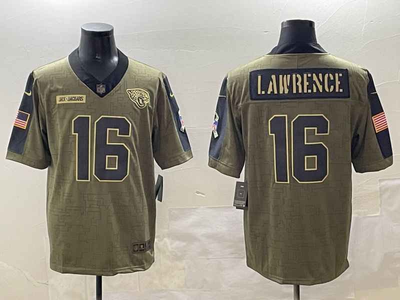 Men Jacksonville Jaguars #16 Lawrence Green Nike 2025 Salute To Service Limited NFL Jersey